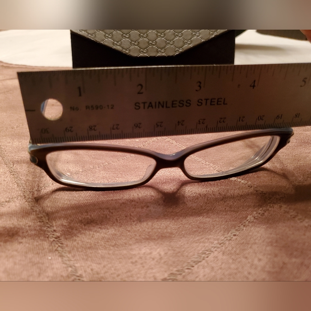 GUCCI GG Havana blue/ brown eyeglasses - Picture 2 of 8